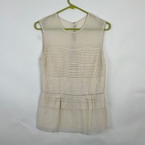 12th STREET BY CYNTHIA VINCENT sleeveless blouse layering in cream 4